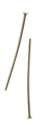 Darice • nietstift 25mm 70pcs antique brass