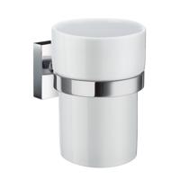 Bekerhouder Smedbo House Porselein met Chroom Smedbo - thumbnail