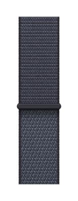 Apple Watch Band - Geweven sportbandje - 46 mm - Ankerblauw - Eén maat voor de meeste polsen