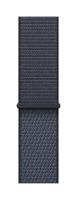 Apple Watch Band - Geweven sportbandje - 46 mm - Ankerblauw - Eén maat voor de meeste polsen - thumbnail