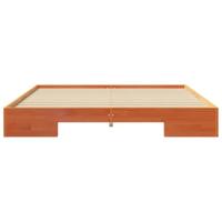Bedframe met opslag Bruin 200 x 200 cm Massief grenenhout - thumbnail