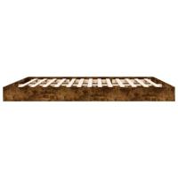 Bedframe zonder matras hout gerookt eikenkleurig 180x200 cm - thumbnail
