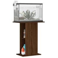 Aquariumstandaard 60,5x36x72,5 cm bewerkt hout bruin eikenkleur - thumbnail