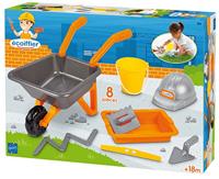 Ecoffier Ecoiffier kruiwagen met metselset - thumbnail