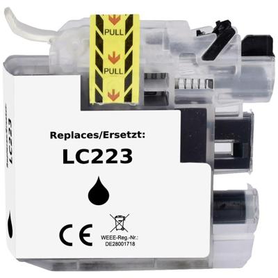 Renkforce Inktcartridge vervangt Brother LC-223BK Compatibel Zwart RF-5705476 Renkforce Inktcartridge vervangt Brother LC-223BK Compatibel Zwart RF-5705476