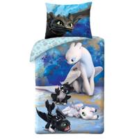 Hoe Tem je een Draak Dekbedovertrek Baby Dragons - 140 x 200 cm - Katoen - 70 x 90 cm - thumbnail