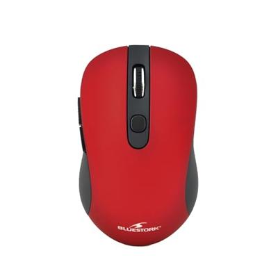 Muis Bluestork M-WL-OFF60-RED Zwart/Rood Muis Bluestork M-WL-OFF60-RED Zwart/Rood