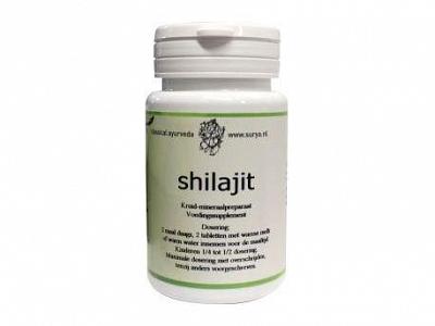 Surya Shilajit 60 Tabletten Surya Shilajit 60 Tabletten