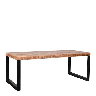 LABEL51 Eetkamertafel Glasgow - Rough - Mangohout - 200x90 cm LABEL51 Eetkamertafel Glasgow - Rough - Mangohout - 200x90 cm