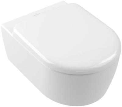 Toilet Villeroy & Boch Skyla Combipack met Zitting 49x36x35 cm TwistFlush Wit Alpine CeramicPlus Toilet Villeroy & Boch Skyla Combipack met Zitting 49x36x35 cm TwistFlush Wit Alpine CeramicPlus
