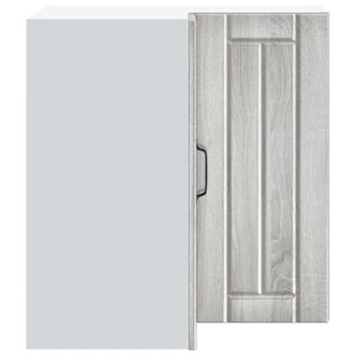 Keukenwandhoekkast Lucca bewerkt hout grijs sonoma eiken