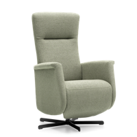 Relaxstoel Toscana Lichtgroen Stof - thumbnail