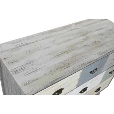 Ladenkast Home ESPRIT Grijs Multicolour Cottage 100 x 40 x 80 cm Ladenkast Home ESPRIT Grijs Multicolour Cottage 100 x 40 x 80 cm