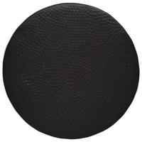 Salontafel Ø 50x30 cm gehamerd aluminium zwart - thumbnail