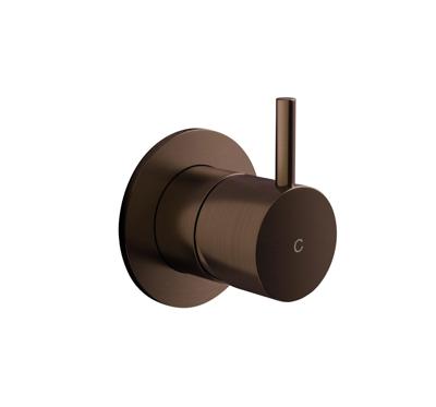 Inbouw Stopkraan Hotbath Cobber 1-hendel Verouderd Messing (Koud) Living Colours