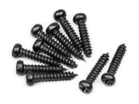 Tp. button head screw m2.6*12mm (10pcs) - thumbnail