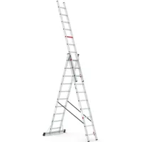 Wixor Professionele Ladder Aluminium 3x10 - thumbnail