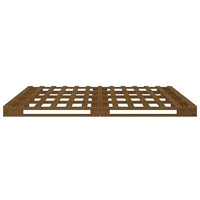 Palletbed massief grenenhout honingbruin 120x200 cm Palletbed massief grenenhout honingbruin 120x200 cm