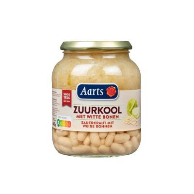 Aarts zuurkool/witte bonen glas (6x 720ml)