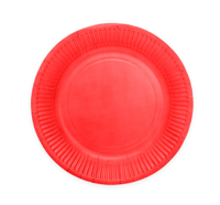 Rode borden 23cm FSC (8st) - thumbnail