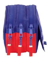 Pennenetui met 3 vakken Atlético Madrid Blauw Wit Rood 21,5 x 10 x 8 cm - thumbnail