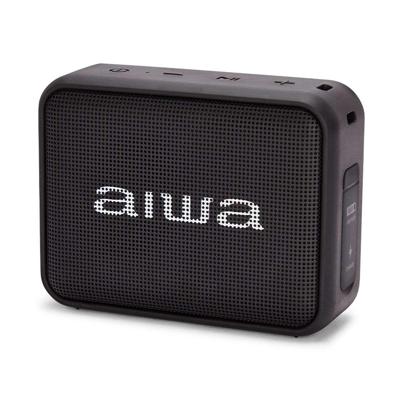 Draagbaar luidsprekersysteem Aiwa BS-200BKMKII Zwart 6 W Bluetooth luidspreker