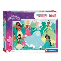 Clementoni maxi puzzel disney prinses, 104st. - thumbnail