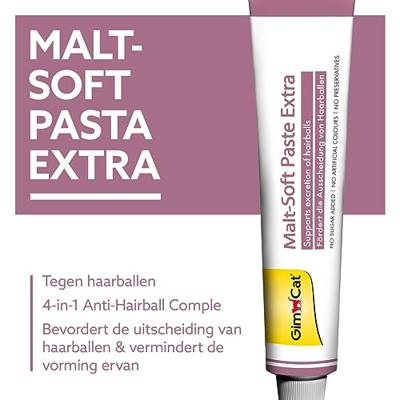 GIMCAT MALT-SOFT HAARBALPASTA EXTRA - thumbnail