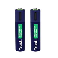 Trust USB-C herlaadbare batterijen AAA, blister van 2 stuks - thumbnail