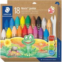 Staedtler Noris Junior waskrijt, etui van 18 stuks - thumbnail