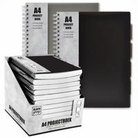 Projectboek A4 23r 120vl Black/Grey - thumbnail