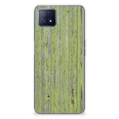 OPPO A53 5G | OPPO A73 5G | Bumper Hoesje | Green Wood