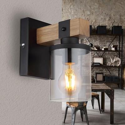 Globo Houten wandlampLila - 15555W