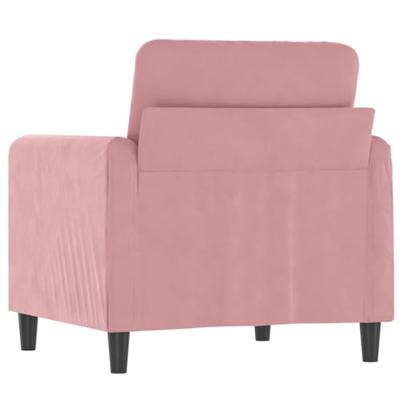 Fauteuil 60 cm fluweel roze Fauteuil 60 cm fluweel roze