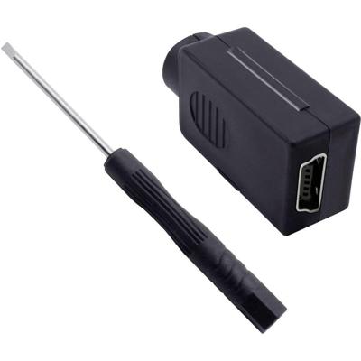 Quadrios 2001C207 Mini-USB 2.0 modulaire busset, type B Bus, recht 1 stuk(s)