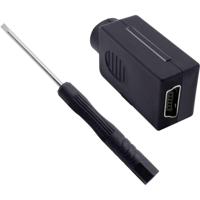 Quadrios 2001C207 Mini-USB 2.0 modulaire busset, type B Bus, recht 1 stuk(s) - thumbnail