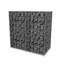 Gabion mand 100x50x100 cm gegalvaniseerd staal - thumbnail