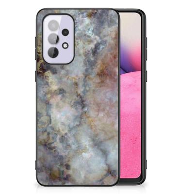Samsung Galaxy A33 5G Marmeren Print Telefoonhoesje Marmer Grijs