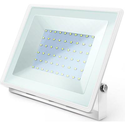 LED Schijnwerper 50W - Helder Koud Wit 6400K - Waterdicht IP65 - Aluminium