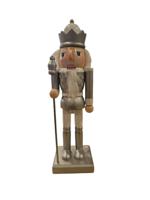 Notenkraker met stok 25 cm zilver - thumbnail