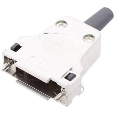 encitech DTZK25-RG-K DTZK25-RG-K D-sub behuizing Aantal polen: 25 Volledig metaal 180 ° Zilver 1 stuk(s)