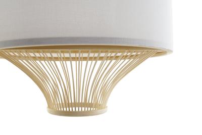 Plafondlamp DKD Home Decor Wit Polyester Bamboe (40 x 40 x 52 cm) Plafondlamp DKD Home Decor Wit Polyester Bamboe (40 x 40 x 52 cm)
