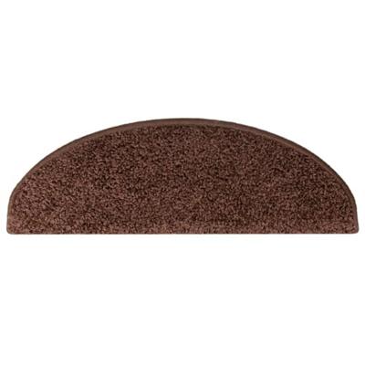 VidaXL Trapmatten 10 st 65x21x4 cm bruin halfrond groot