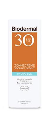 Biodermal Zonnecrème Gezicht Hydraplus SPF30 Biodermal Zonnecrème Gezicht Hydraplus SPF30