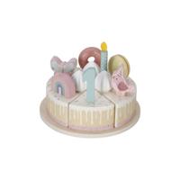 Little Dutch verjaardagstaart roze fsc - thumbnail