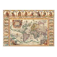 DinoToys Dino puzzel - historische kaart van de wereld - 2000 stukjes - thumbnail