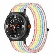 Sportloop nylon bandje - Multicolor - Samsung Galaxy Watch 8 Classic - 46mm Sportloop nylon bandje - Multicolor - Samsung Galaxy Watch 8 Classic - 46mm