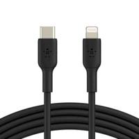 Belkin USB-C/Lightning-kabel (iPhone-snellaadkabel voor iPhone 14 en ouder) Boost Charge MFi-gecertificeerde USB-C-kabel voor iPhone (zwart, 1 m) - thumbnail