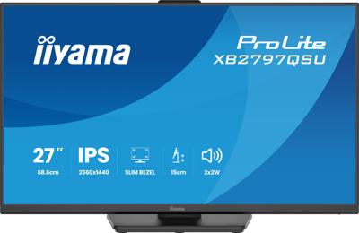iiyama XB2797QSU-B1 27-inch IPS LCD, 4-zijdige slanke bezel, 2560x1440, 4ms GtG (1ms MPRT), HDMI/DP/USB/USB-C, Adaptieve synchronisatie, HEEFT iiyama XB2797QSU-B1 27-inch IPS LCD, 4-zijdige slanke bezel, 2560x1440, 4ms GtG (1ms MPRT), HDMI/DP/USB/USB-C, Adaptieve synchronisatie, HEEFT