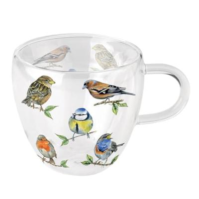 Ambiente Glas Bird species white